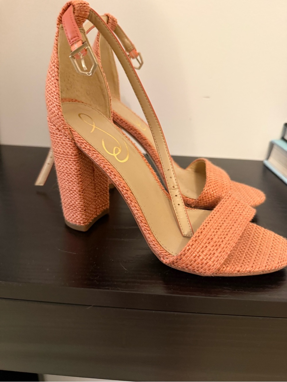Sam Edelman Coral Woven Block Heel Sandals